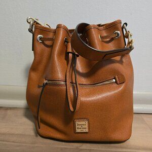 Dooney & Burk All Weather Leather Bucket Bag